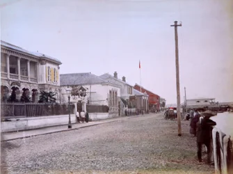 Gemaltes Foto aus Japan